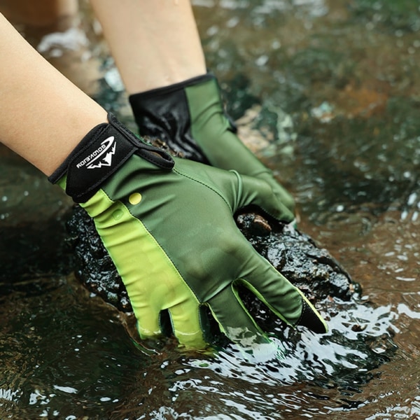 1 par sommerdykkerhandsker Snorkling Padling Surfing Kajak Kanosejlads Våddragt Handsker Vandsportsvanter blue l