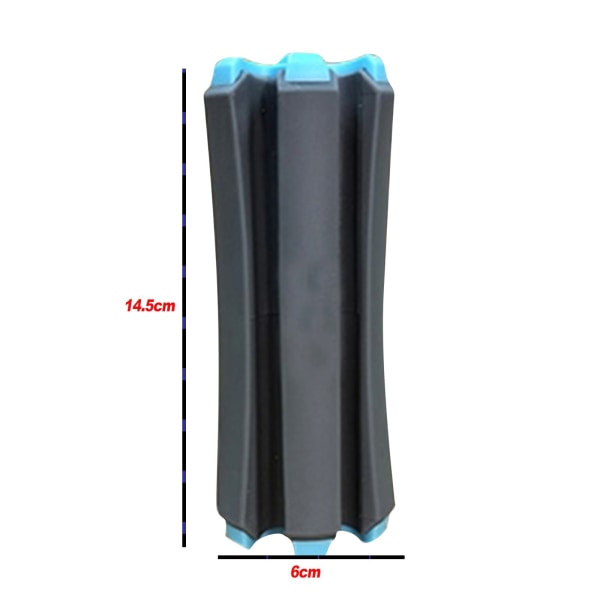 Golf Club Holder Fix Support Fixed Clip Holder Opbevaringsrack black+sky blue 14.5*6CM