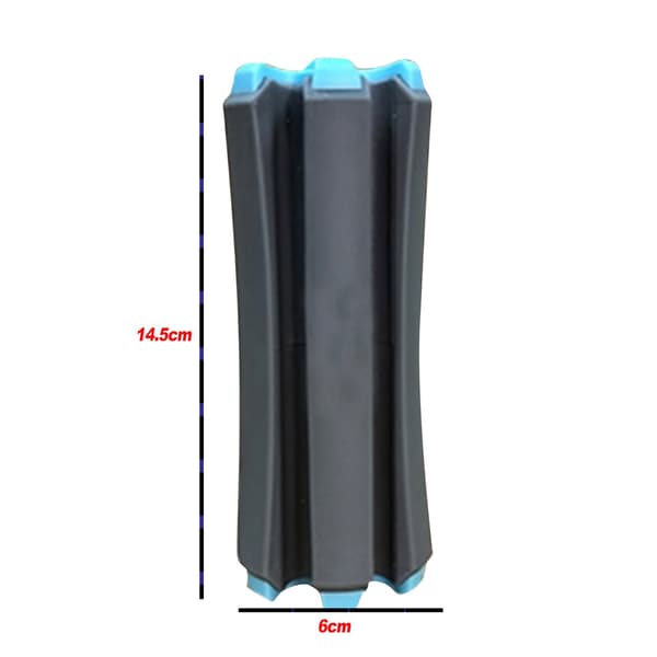 Golfmailan pidike Fix Support Kiinteä pidikkeen säilytysteline black+sky blue 14.5*6CM