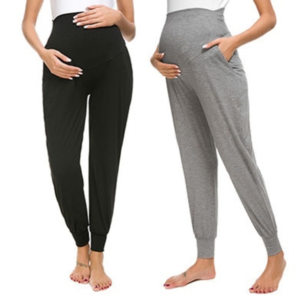 Gravid Bukser Gravid Løse Casual Bukser Gravid Bukser black L