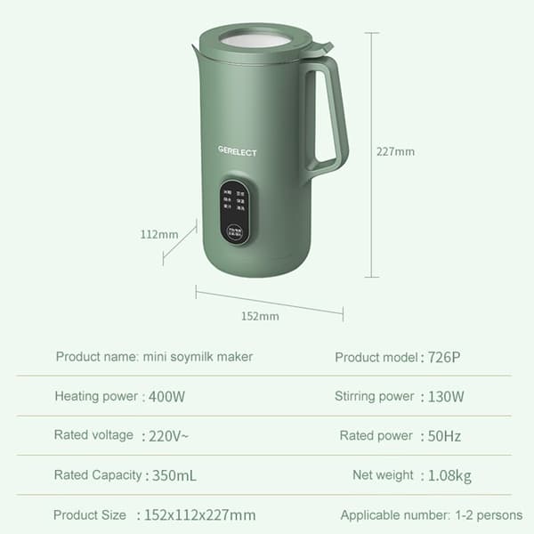 Smart Multifunktionell Blender Electric Juicer 1pc