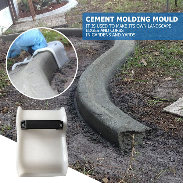 Professionell putsning Skimming Glättare Plasthandtag Gips Glättare Putsning Skimming Konstruktion Betongspatel white 1pc