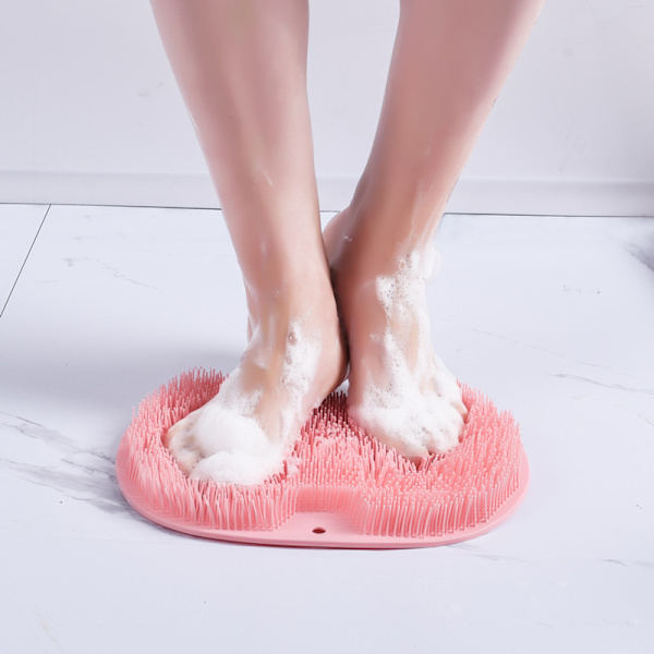 Badeværelse Skridsikker Bademåtte Fod Antiskridmåtte Scrubber gray 23*30cm