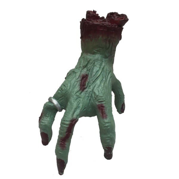 Halloween 19cm koristelu Pelottava kiipeävä zombikäsi green 19cm(height)