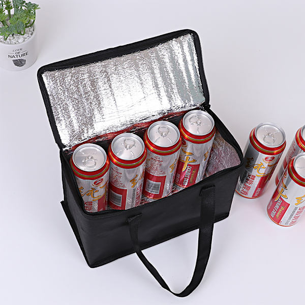 Camping frokost termisk isolerede køletasker red 21*14*17cm