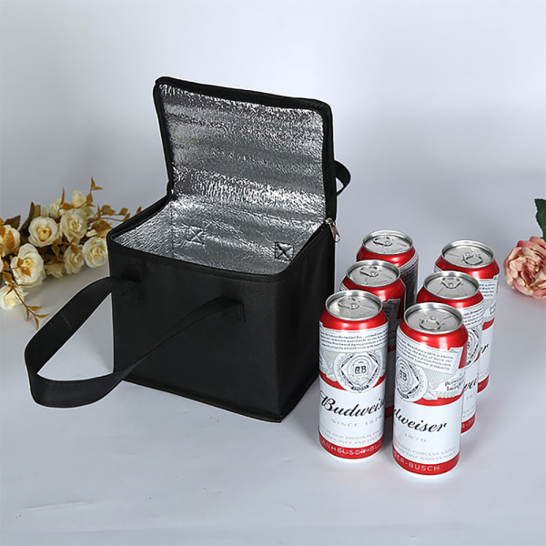 Camping frokost termisk isolerede køletasker black 28*14*17cm