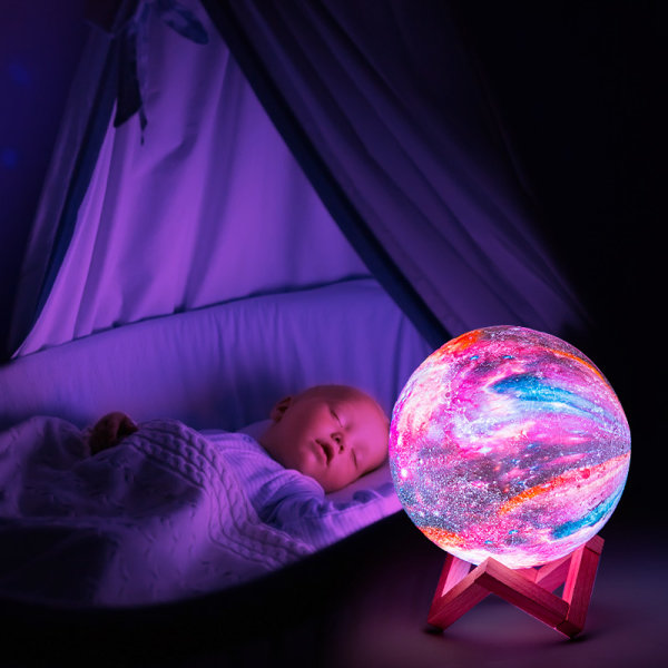 16 farver fjernbetjening Galaxy Kids Night Light 16 colors 18cm
