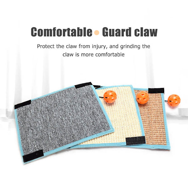 Cat Scratch Sisal Matt Board Cat Scratch Claw Sharpener light sisal 24.5*831.5cm