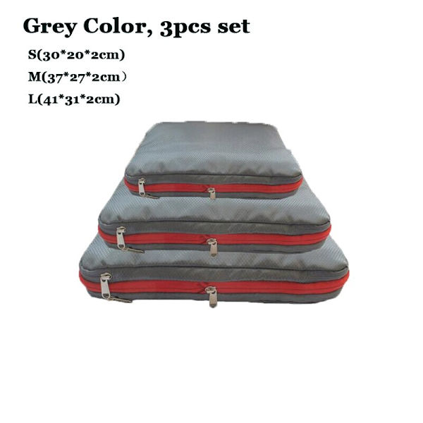 3-delad set Organizer gray
