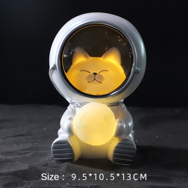 Husdjur Astronaut Galaxy Guardian Night Light bear 9.5*10.5*13cm