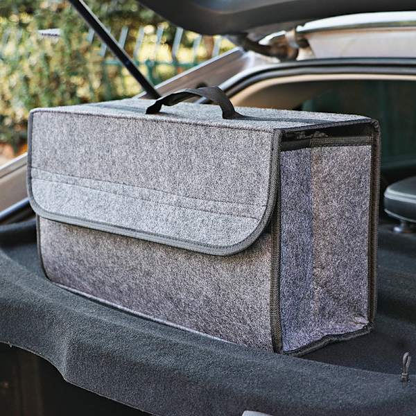 Grå Anti-Slip rum Boot Tool Car Opbevaringspose dark gray 50*17*24cm