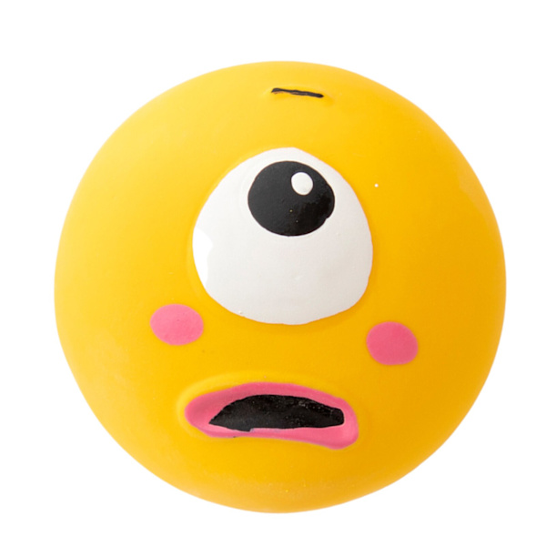 Silikon hundleksak Pet Spel Piper bollleksak yellow
