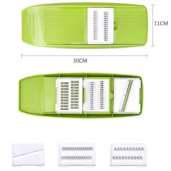 Riv Grönsaksskärare Morot Koreansk kål Manuell skärare green 30*11cm