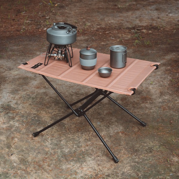 Bärbart fällbord Ultralätt aluminiumlegering campingbord tan Portable table