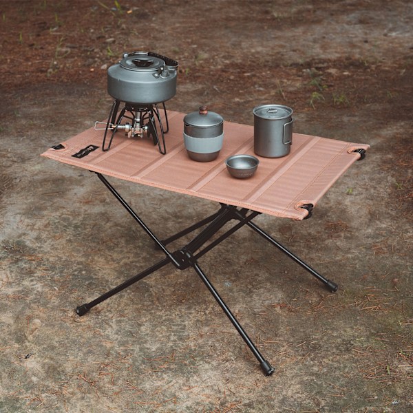 Bærbart klapbord Ultralet campingbord i aluminiumslegering black Portable table