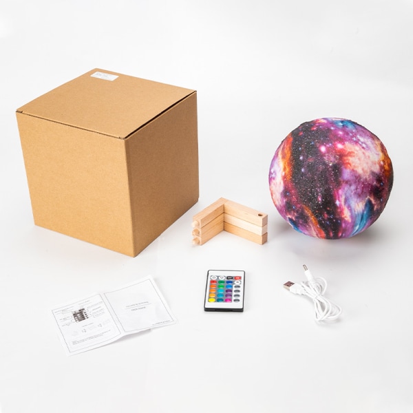 16 farver fjernbetjening Galaxy Kids Night Light 16 colors 15cm