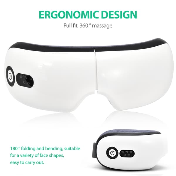 Intelligent vibrationsögonmassager pink