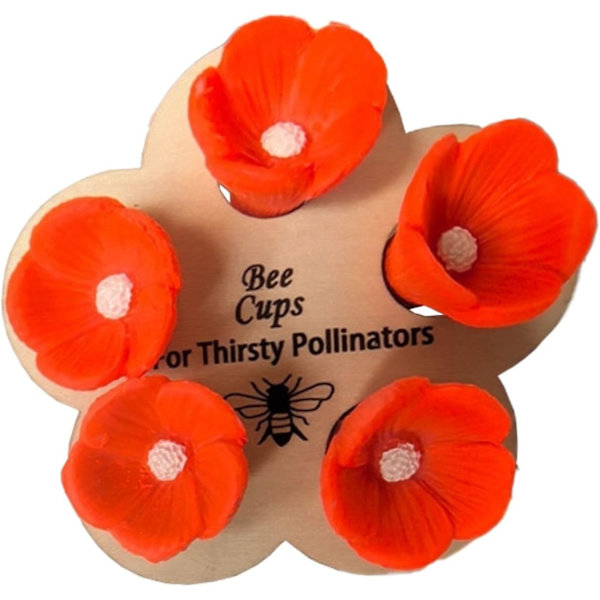 Bee Insect Drinking Cup, Bee Bee for Garden, Mini Drinking Cups Bruges af bin i gardenar. (5 farver) A8