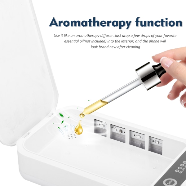 Multifunktionssterilisator Aromaterapi UV-desinfektionsbox white 218*123*53mm