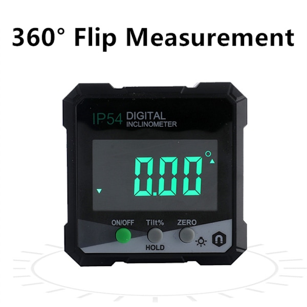 Grad Digital Inclinometer elektronisk niveau green 5.8*5.8cm