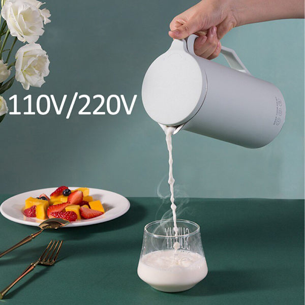 Soymilk Machine Mini Soymilk Maker lämmitettävä sähköinen mehulinko green 13.5*13.5*21.5cm