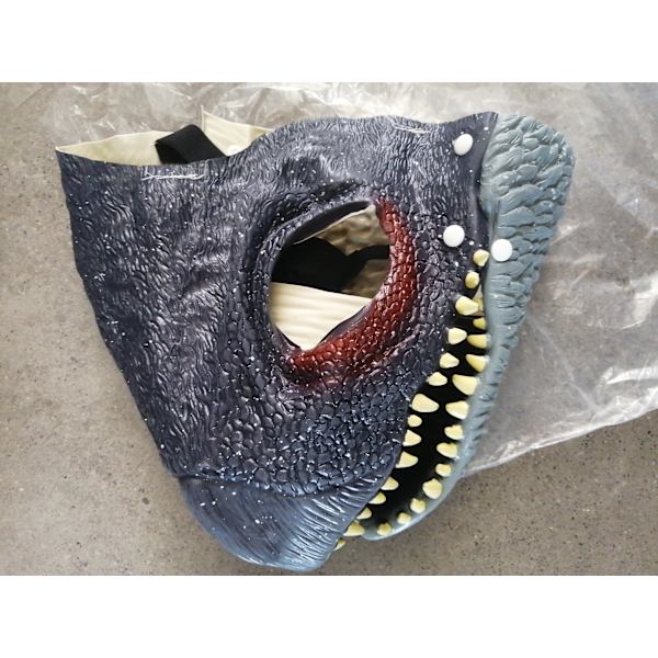 Halloween Dino Mask Rollespil Rekvisitter Festival Gaver Dekoration red without eyes