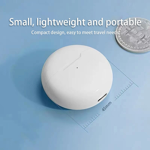 Trådløse hovedtelefoner med mikrofon Bluetooth-øretelefoner Sports-øretelefoner white 18*32mm