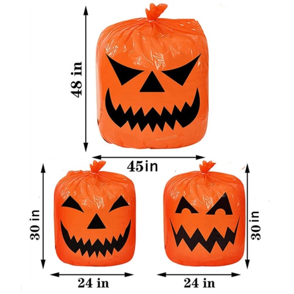 Halloween utomhusdekorationer pumpa plast S 2pcs