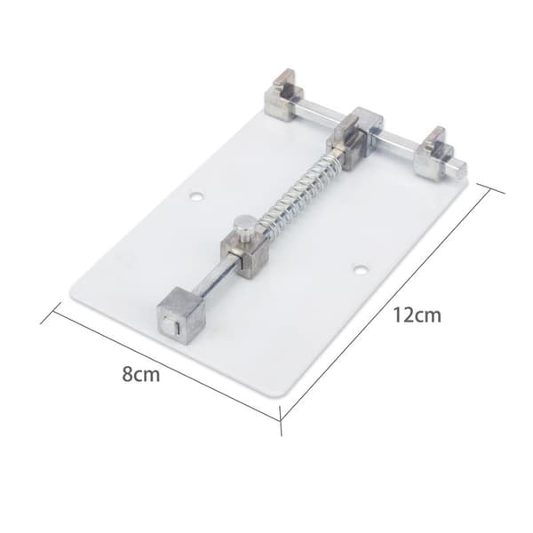 Universal Circuit Board Holder Reparationsværktøj silver 12*8*2.2cm