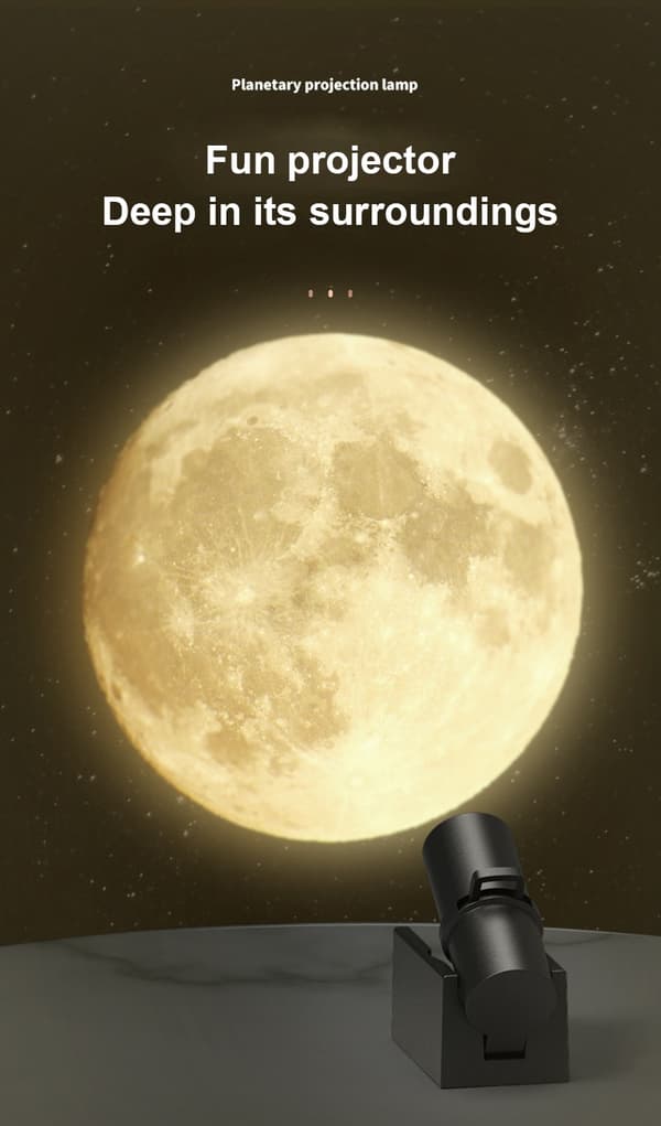 Star Projector LED Earth/Moon Lamp Galaxy Light Projector moon 4.5*2.8*2.5cm