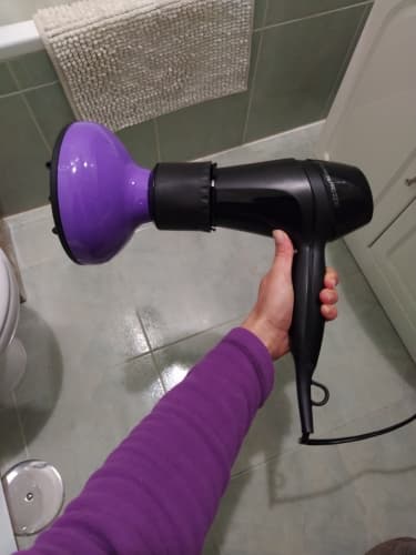 4,2-5,8 cm lockigt hår diffusor big wave verktyg purple
