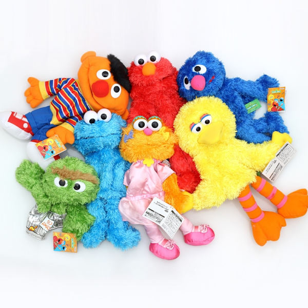 Sesam Street docka show tecknad plysch docka frog