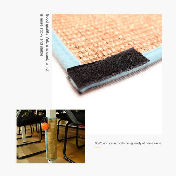 Cat Scratch Sisal Matt Board Cat Scratch Claw Sharpener light sisal 24.5*831.5cm