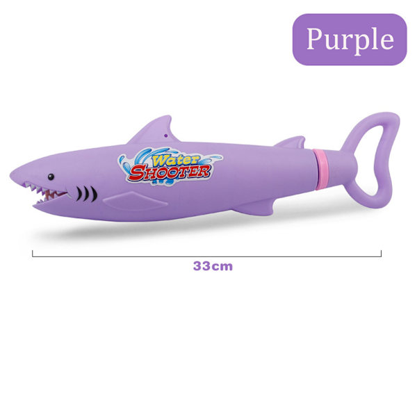 Tecknad hajpistol utomhusleksaker purple