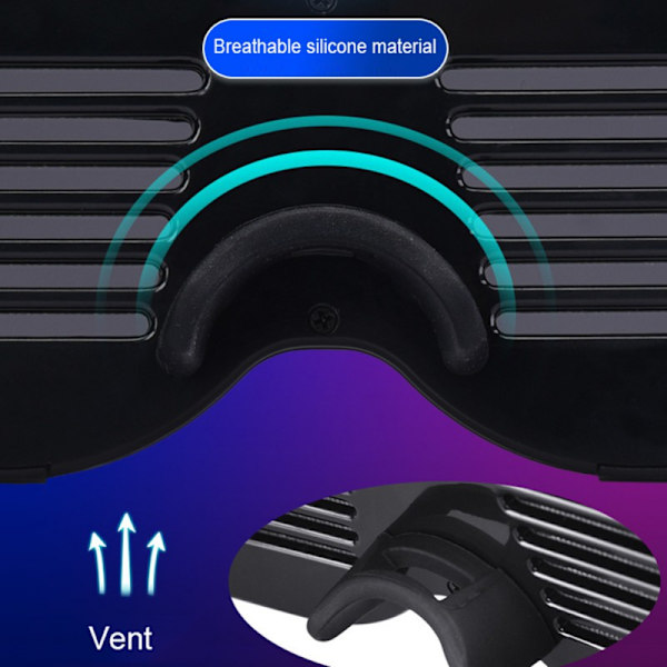 Fest Disco Bar Vin Dynamisk Blinkende LED-briller red