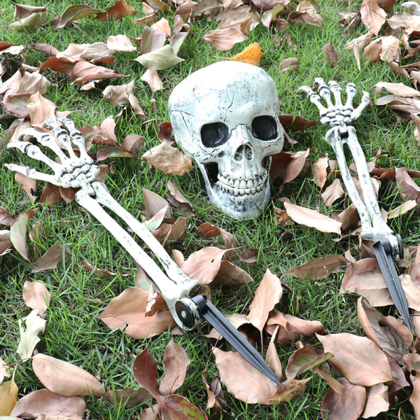 Halloween dekoration skalle Hand Ben Simulering hand bone skull