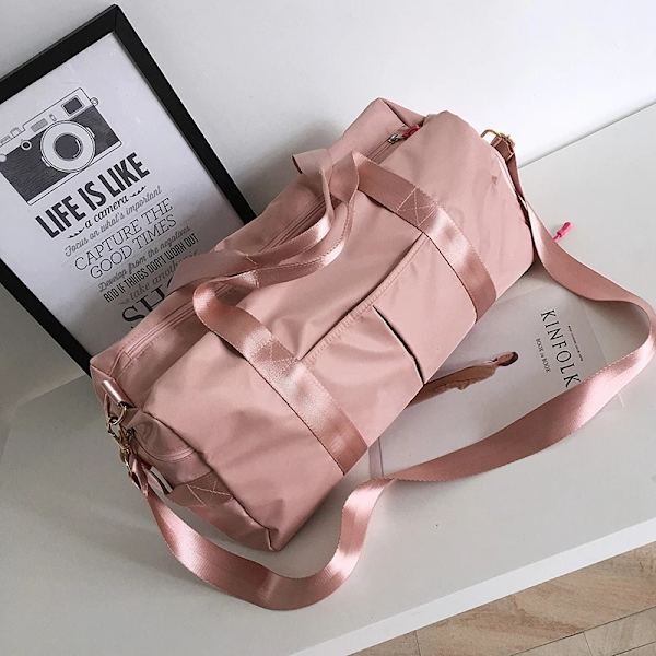 Vattentät utomhushandväska fitness pink