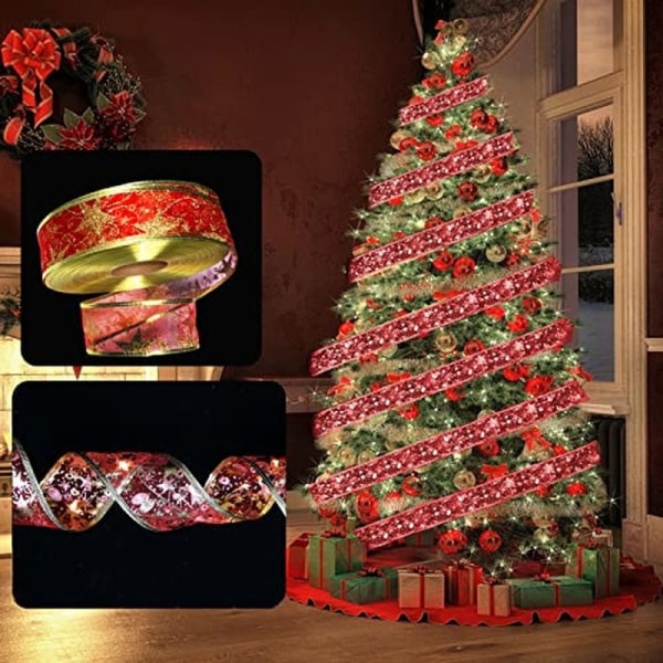 Joulunauha Keiju Keiju Joulukoristeet Tee itse jouset String Light Tree koristeet Red-Multicolor 2M