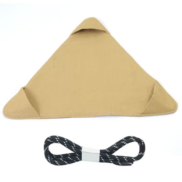 Superkompakt hopfällbart stativ Campingpall khaki 38*38*38cm
