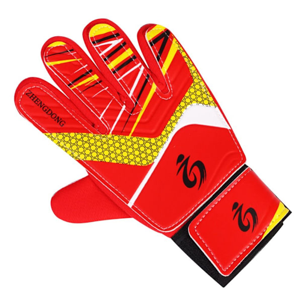 Barnfotbollshandskar i blått, storlek 5 orange size 5