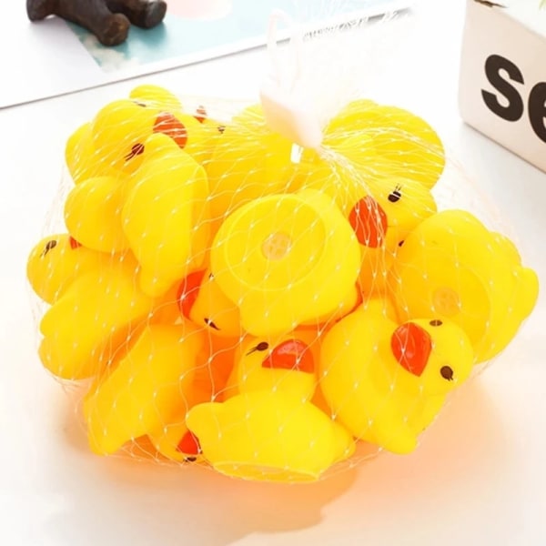 Duck Float Badelegetøj Baby Shower Vandlegetøj til Swimming Pool Party Legetøj 60pcs