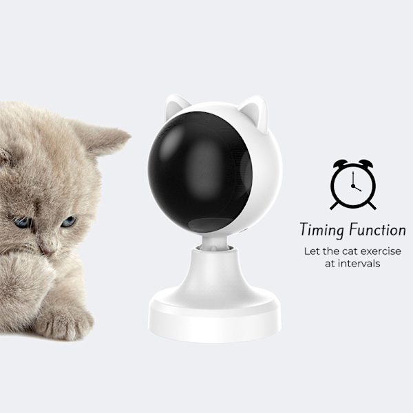 Automatisk kattelegetøj Interactive Smart Teasing Pet LED-laser white 65*110mm