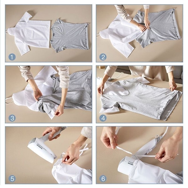 Travel Foldbar Tøjtørretaske Pladsbesparende top&bottom