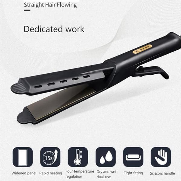 Rakt hår curler verktyg black 3ocm