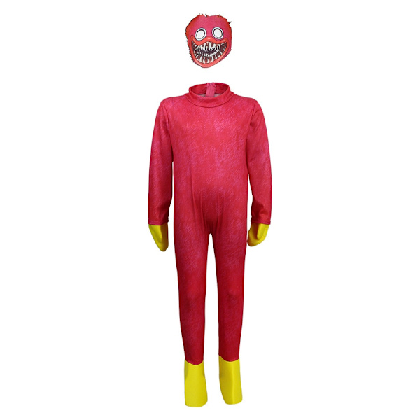 Poppy Cosplay Jumpsuit Overall Anime Cosplay Kostymer red 120cm