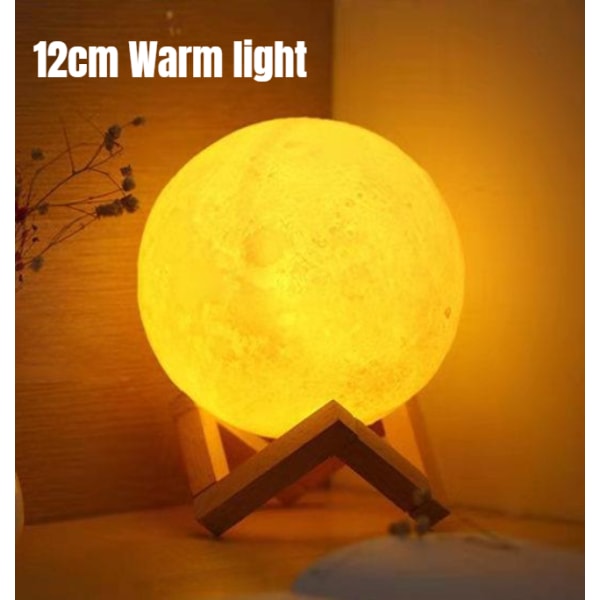 Present till barn med stativ månstjärna nattljus 8cm