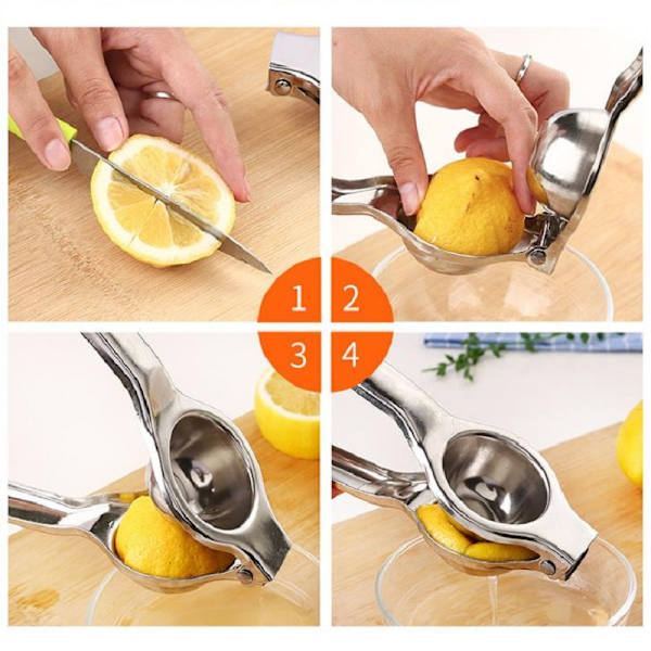 Rustfrit stål Frugt Citrus Press Køkkenværktøj tilbehør 1pc