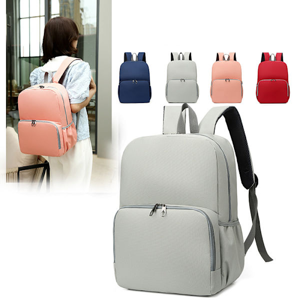 Multifunktion Travel Back Pack Stor barselspusletaske red 30*19*39cm