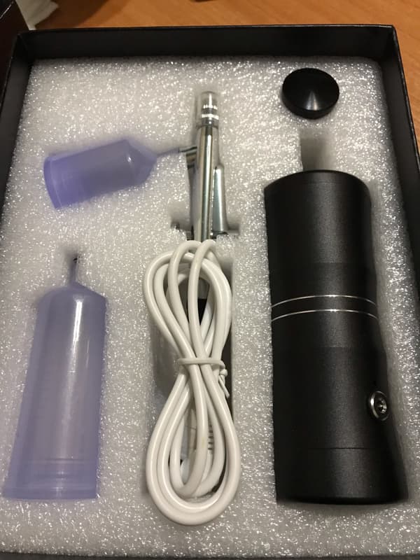Mini luftkompressor färgsprayverktyg black