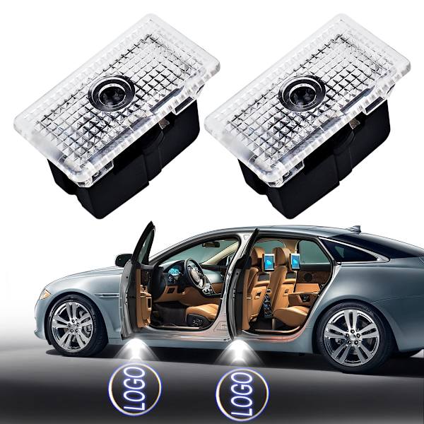 Til Tesla Model 3 Model Y X S Car Styling Tesla Welcome Light LED Laser Logo Projektor Lampe for tesla logo 2pcs